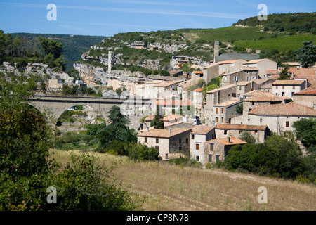 Minerve Bergdorf in Languedoc-Roussillon Region im Süden Frankreichs Stockfoto