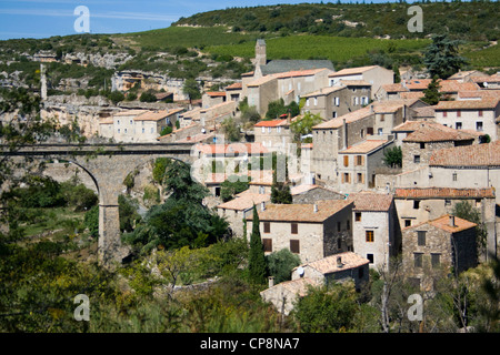 Minerve Bergdorf in Languedoc-Roussillon Region im Süden Frankreichs Stockfoto