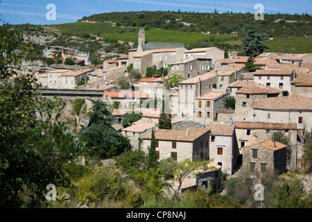 Minerve Bergdorf in Languedoc-Roussillon Region im Süden Frankreichs Stockfoto