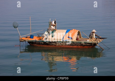 See-Zigeuner-Halong-Bucht Stockfoto