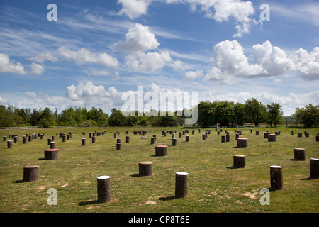 Woodhenge Wiltshire England UK Stockfoto