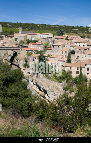Minerve Bergdorf in Languedoc-Roussillon Region im Süden Frankreichs Stockfoto