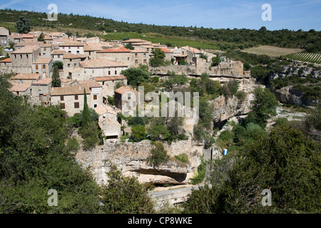 Minerve Bergdorf in Languedoc-Roussillon Region im Süden Frankreichs Stockfoto