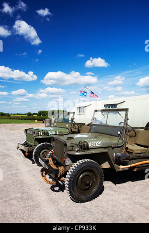 Luftfahrtmuseum, Unternehmen Aerodrome, Unternehmen, Northamptonshire, England, Vereinigtes Königreich Stockfoto