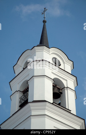 Der Tempel von Prälat Nikolay Chudotvorets in Klyonovo Dorf des Bereichs Podolsk Stockfoto