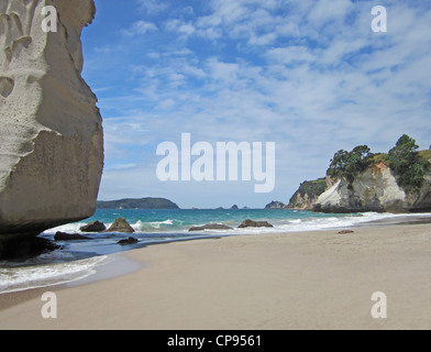 Te Whanganui-A-Hei oder Cathedral Cove auf der Coromandel Penisular, Neuseeland. Stockfoto