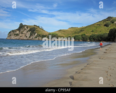 Hahei Strand, in der Nähe von Whitianga an der Pazifikküste der Coromandel-Halbinsel. Neuseeland Stockfoto