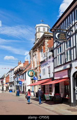 Melton Mowbray Stadt Straßen Leicestershire England UK GB EU Europa Stockfoto