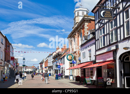 Melton Mowbray Stadt Straßen Leicestershire England UK GB EU Europa Stockfoto