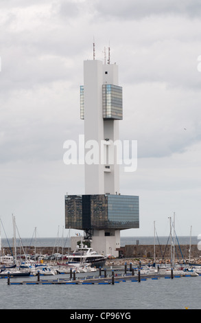 Centro de Control del Trafica Maritime La Coruna Spanien Stockfoto