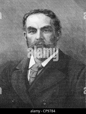 JOHN BURNS (1858-1943) britischen Handel, Gewerkschaftler und liberale Wartungstafel Stockfoto