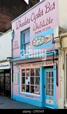 3918. Wheelers Oyster Bar, Whitstable, Kent, UK Stockfoto