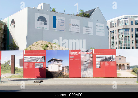 Checkpoint Charlie in der Friedrichstraße - Berliner Mauer Stockfoto