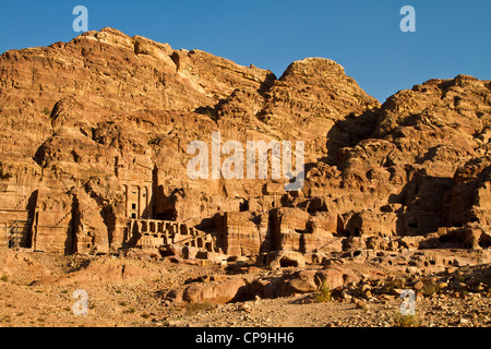 Petra Berg Gräber, Jordanien Stockfoto