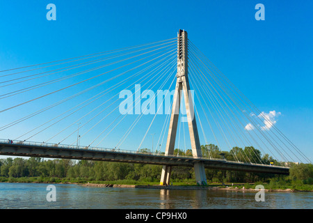 Fusse Brücke in Warschau, Polen Stockfoto