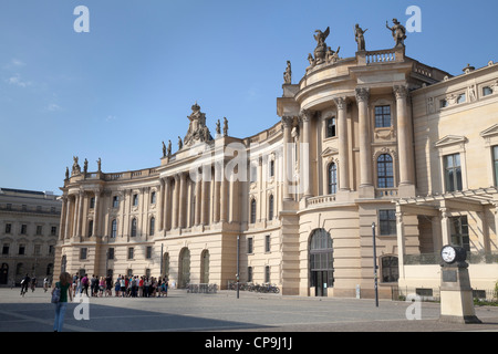 Bebelplatz, Alte Bibliothek, jetzt Humboldt-Universität zu Berlin, Deutschland Stockfoto