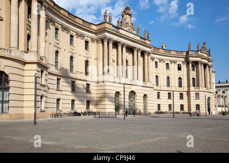 Bebelplatz, Alte Bibliothek, jetzt Humboldt-Universität zu Berlin, Deutschland Stockfoto