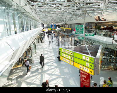 Berlin - Tegel Flughafen an- und Abflugbereich Stockfoto