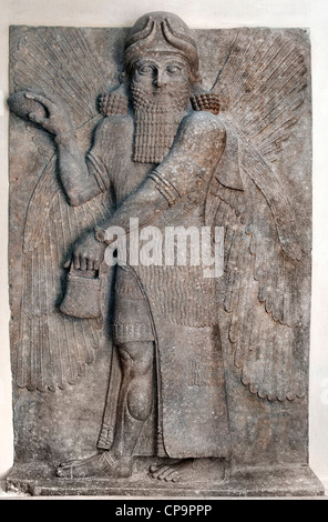 Technischer Segen Neo Assyrischer Palast von Sargon II. 721-705 v. Chr. Khorsabad altes Dur Sharrukin Assyrien Irak Stockfoto