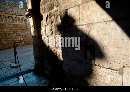 Zugang zum Pile-Tor, Altstadt, Dubrovnik. Kroatien. Stockfoto