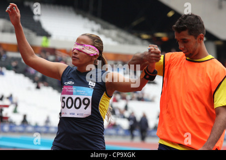 Visa London Disability Athletics Challenge Stockfoto