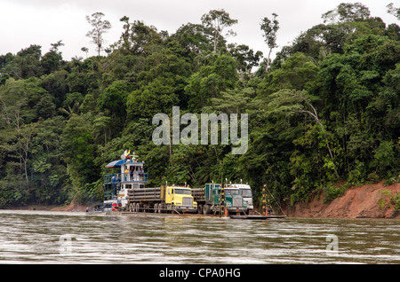Aguarico Fluss Amazonas-Becken Tierras Orientales Ecuador Stockfoto