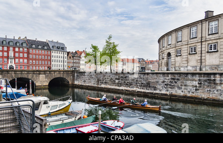 Frederiksholms Kanal in Kopenhagen in Dänemark Stockfoto