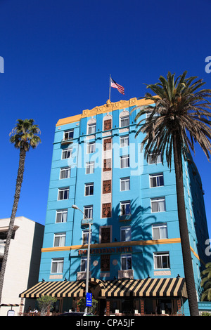 Art Deco, Georgian Hotel Ocean Avenue, Santa Monica, Los Angeles, Kalifornien, USA Stockfoto