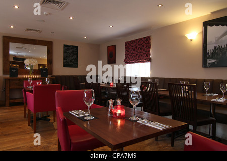 moderne englische gastropub Stockfoto