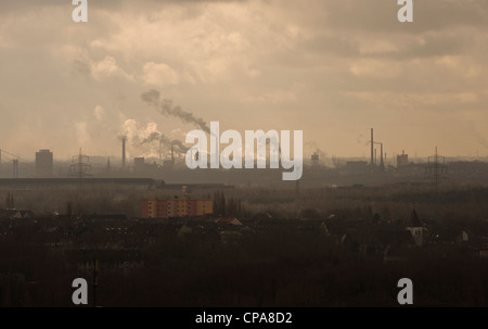 Industrielandschaft, Duisburg, Deutschland Stockfoto