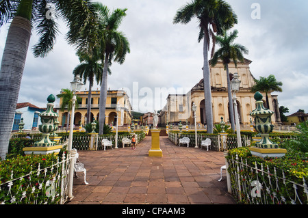 Trinidad, Kuba. Blick auf Trinidad Street, einer der UNESCO-Welterbestätten seit 1988. Stockfoto