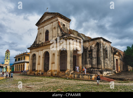 Trinidad, Kuba. Blick auf Trinidad Street, einer der UNESCO-Welterbestätten seit 1988. Stockfoto