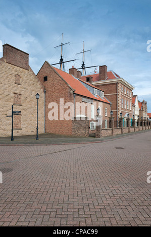 Hartlepool historischen Kai jetzt bekannt als Hartlepool maritimes Erlebnis Stockfoto