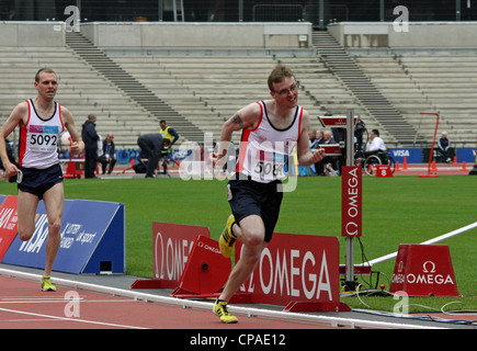 Owen MILLER am Visa London Disability Athletics Challenge Olympiastadion, Olympiapark, Stratford, London Stockfoto