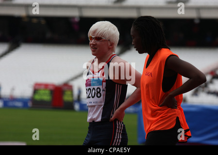 Jack ROUGHAN Visa London Disability Athletics Challenge Olympiastadion, Olympiapark, Stratford, London Stockfoto