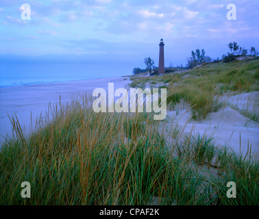 Foto von Little sable Point Lighthouse, östlichen Ufer des Lake Michigan, Great Lakes, USA Stockfoto