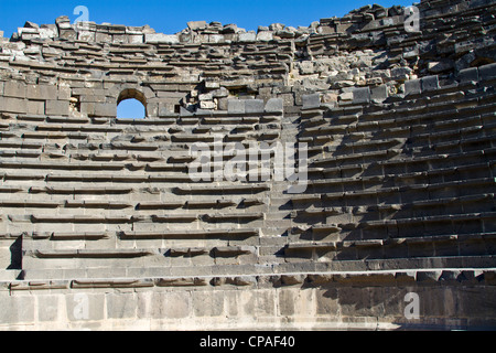 Umm Qais Amphitheater, Jordanien Stockfoto