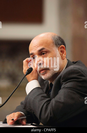 Ben Bernanke, Vorsitzender des Board of Governors of the Federal Reserve Stockfoto