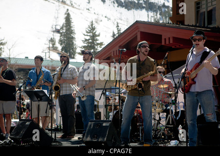 Festival in Squaw Valley, Kalifornien, USA Stockfoto