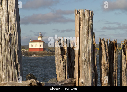 Coquille Fluss Leuchtturm, Bandon, Oregon Stockfoto