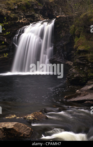 Falls Falloch, neben Loch Lomond an der A82. Stockfoto