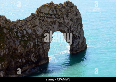 Nahaufnahme von Durdle Door Stockfoto