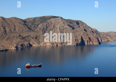 Küste anzeigen Cabo Tinoso in der Nähe von Cartagena, Spanien Stockfoto