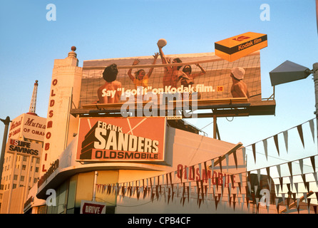 Kodak-Film-Plakat in Los Angeles ca. 1979 Stockfoto