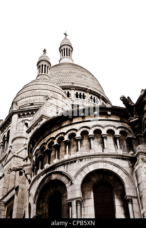 Basilika Sacre Coeur auf dem Montmartre, Paris Stockfoto