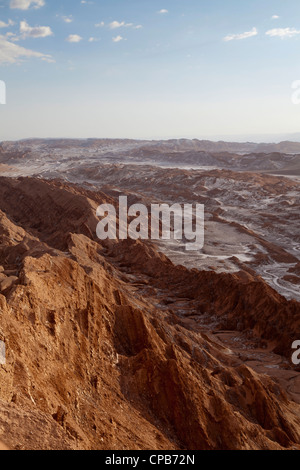 Blick über Moon Valley, San Pedro de Atacama, Chile Stockfoto