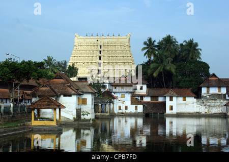 Shree Padmanabhaswamy Tempel Trivandrum Kerala Indien.  Dies ist eines der reichsten Tempel in Indien Sree Padmanabha Swamy Stockfoto