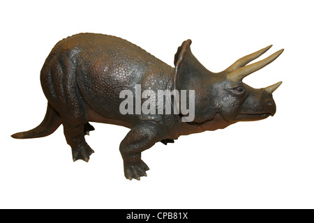 Modell der Dinosaurier Triceratops horridus Stockfoto