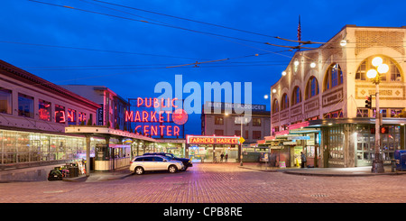 Pike Place öffentlichen Bauern Markt Seattle Stockfoto