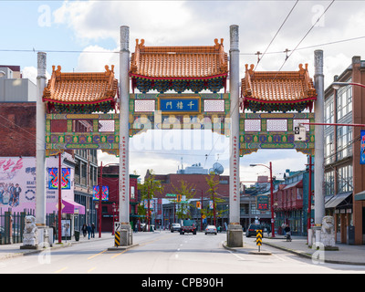 Millennium Gate, Vancouver Stockfoto